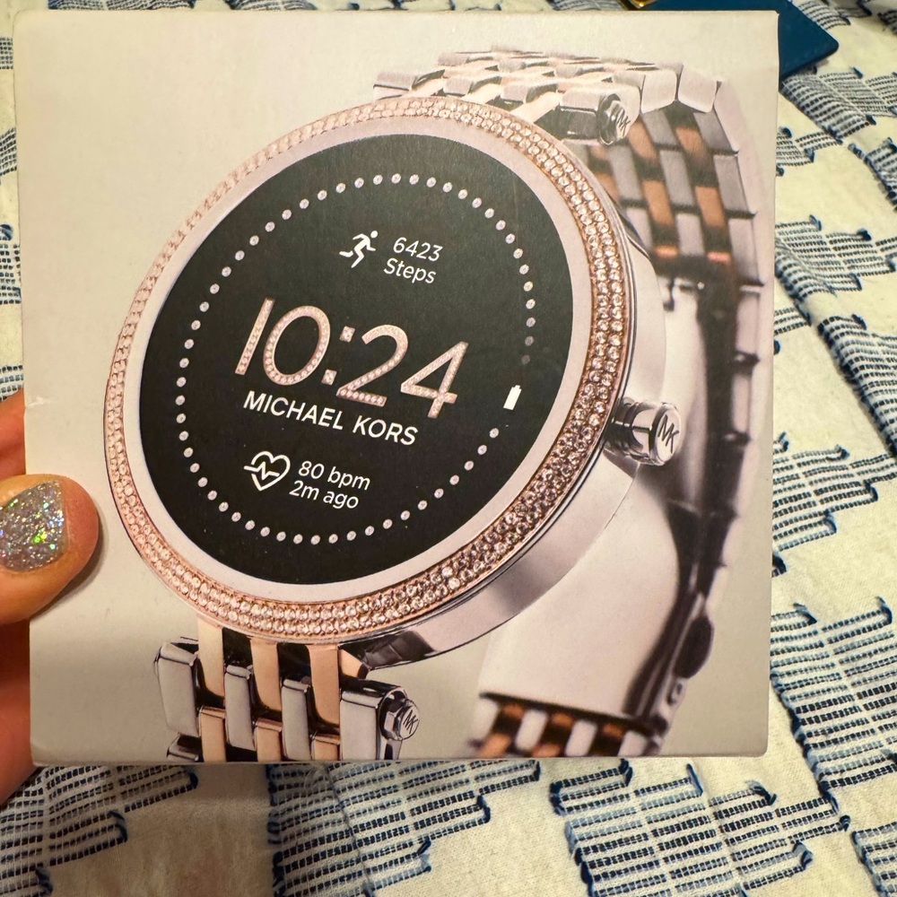 Michael Kors Stainless Steel Smart Watch Rose Gold Silver Gen 5
